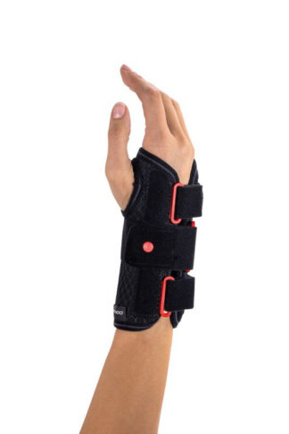 Handgelenkorthese DONJOY ManuForm schwarz-rot