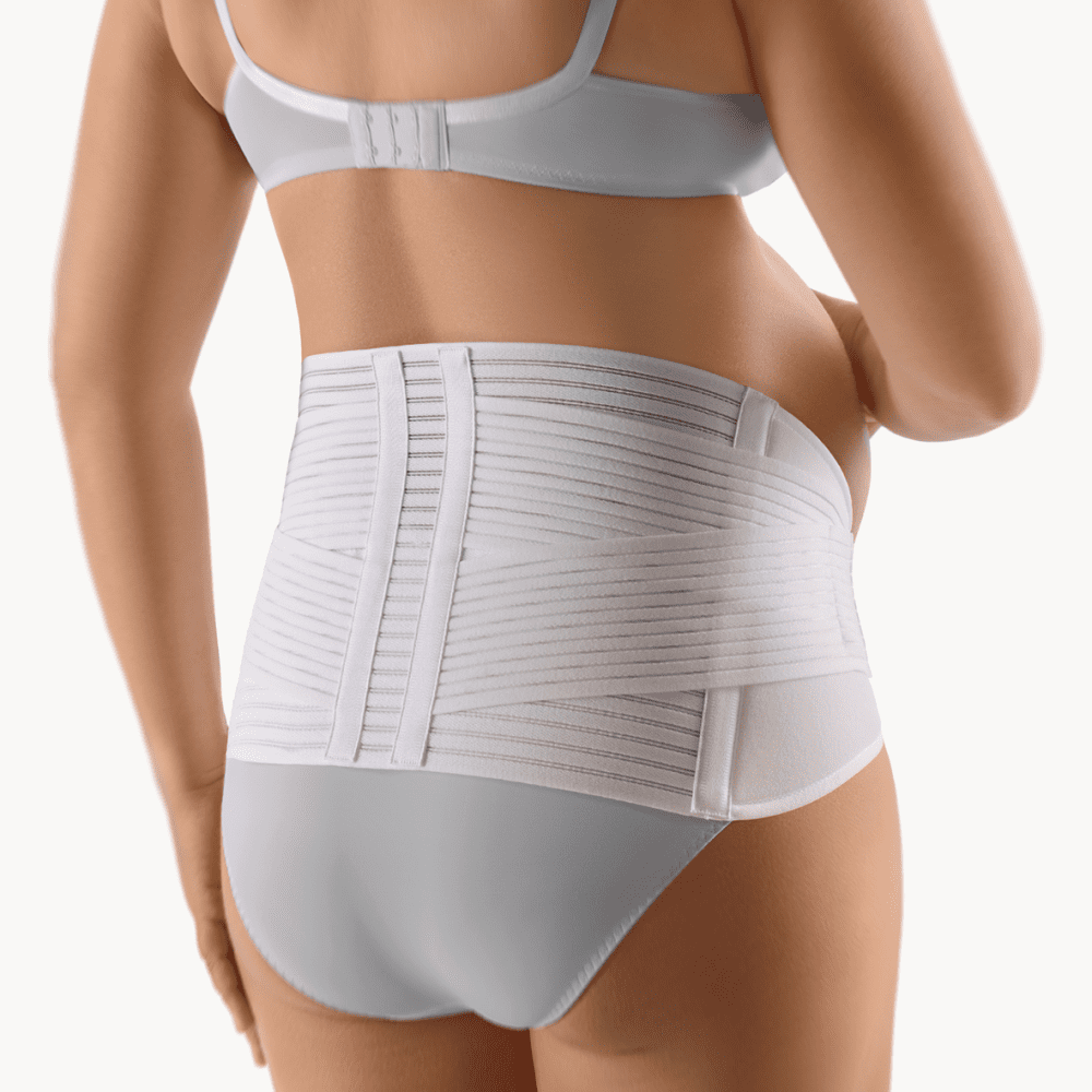 Bort Rückenbandage für Schwangere, weiß – Bild 2