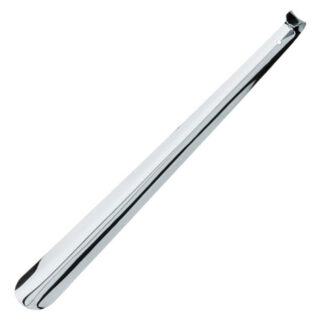 Schuhanzieher aus Metall silber, mit Haken