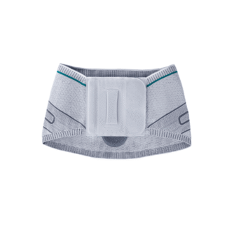 Rückenbandage b:joynz back support waisted zur Kompression mit Massagepelotte
