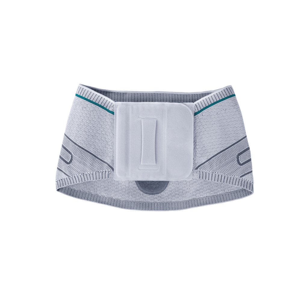 Rückenbandage b:joynz back support waisted zur Kompression mit Massagepelotte
