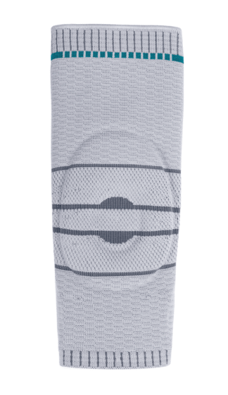 Kniebandage b:joynz knee support zur Kompression mit Pelotte und Stäben