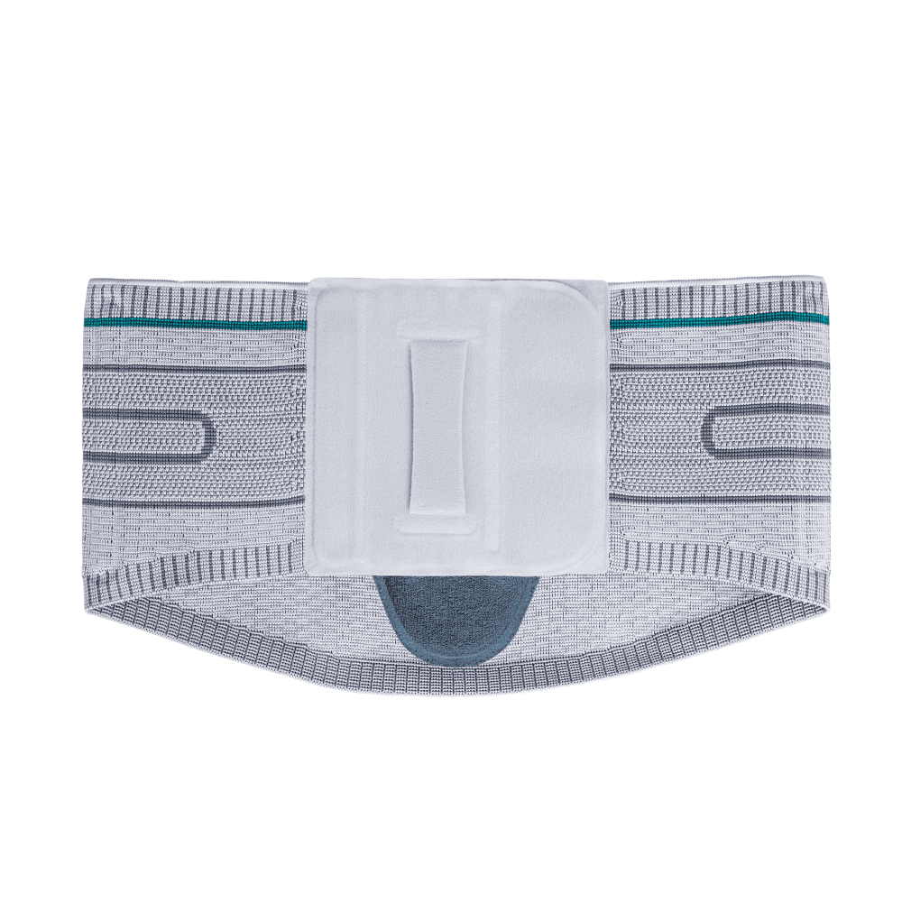 Rückenbandage b:joynz back support straight zur Kompression mit Massagepelotte