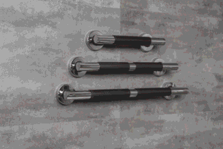 Haltegriff varinox chrom/schwarz