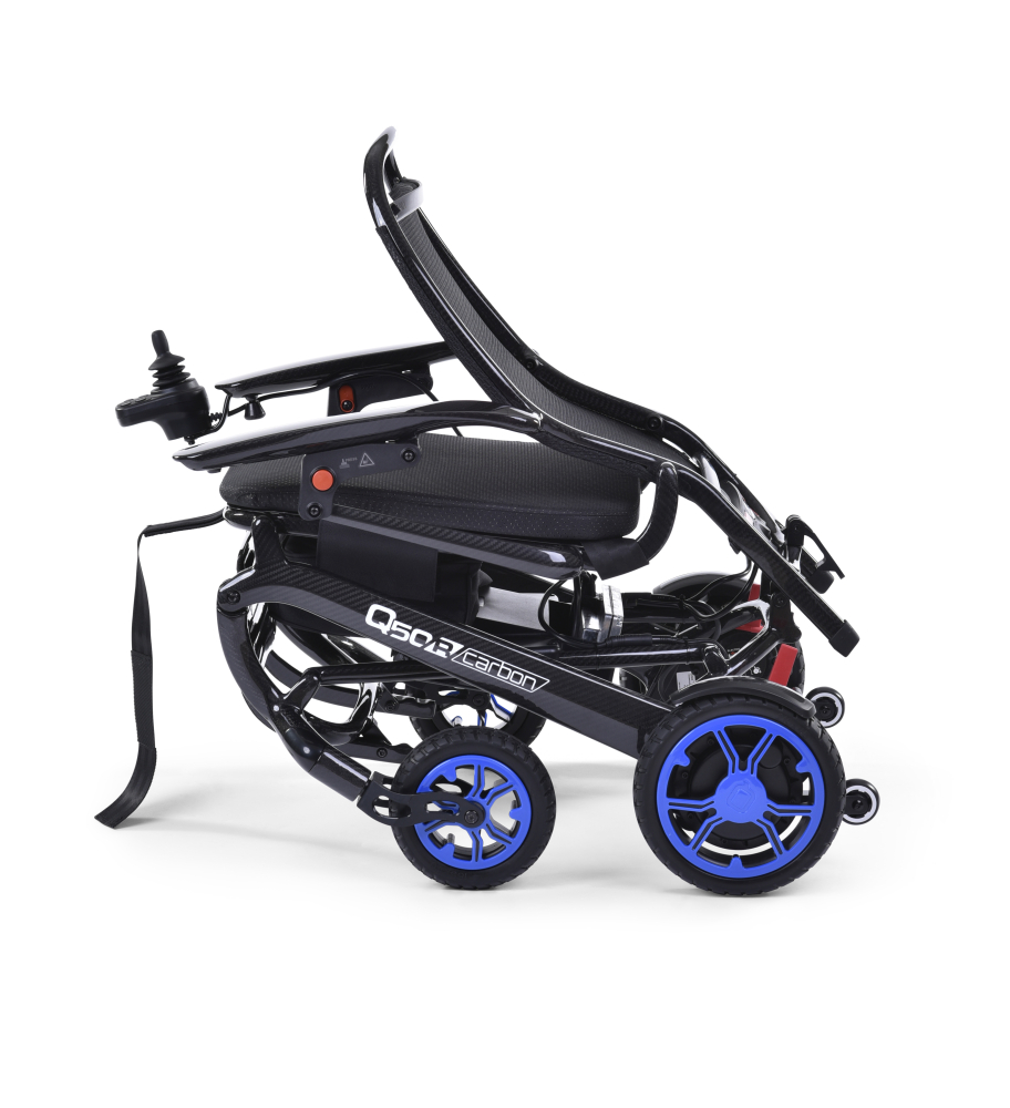 E-Rollstuhl Q 50 R, carbon, SB 44, 6 km/h, inkl. Batterien (10 Ah), Ladegerät und Beleuchtung – Bild 2