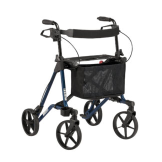 Leichtgewicht-Rollator TAIMA M-E mit Rückengurt und Tasche (Dietz)