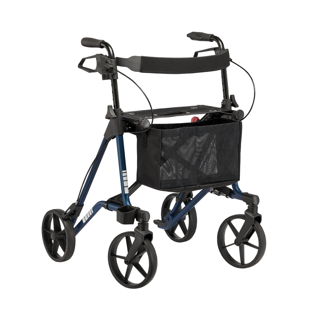 Leichtgewicht-Rollator TAIMA M-E mit Rückengurt und Tasche (Dietz)