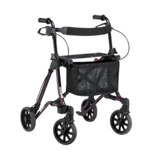 Leichtgewicht-Rollator TAIMA M2 mit Rückengurt, Tasche und Einhandbremse (Dietz)