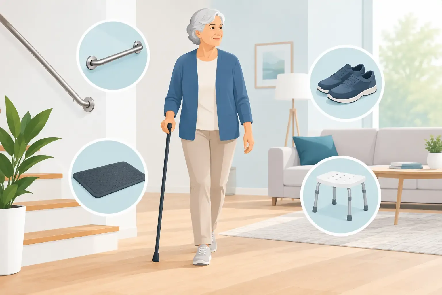 Best products for reducing the risk of falls in everyday life