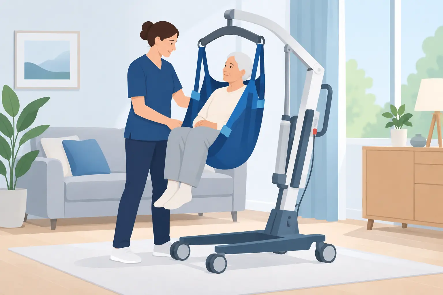 Patientenlifter für häusliche Pflege auswählen