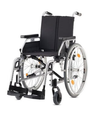 Leichtgewichtrollstuhl Pyro light silber-metallic SB 43 cm