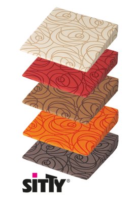 Keilkissen Sitty Basic - Design Dynamik, 38 x 38 x 7/1cm Farbe: ecru