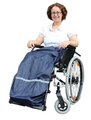 Thermoschürze ROLKO-THERMO Fleece/Nylon blau