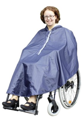 Rollstuhl-Regenponcho ROLKO-rainPRO blau