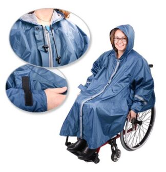 Rollstuhl-Regencape ROLKO-rainPRO mit Ärmeln