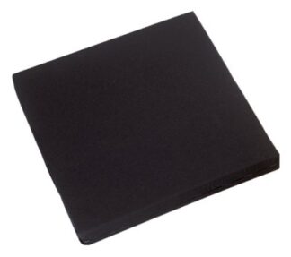 Sitzkissen Standard mit Stuhlbändern RG35, schwarz 45 x 43 cm