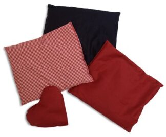 Kirschkernkissen 25 x 30 cm Farbe: rot