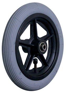 Komplett-Rad, luftbereift 200x30 mm Nabenlänge 60 mm grau