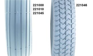 Reifen für Elektro-Rollstuhl Profil C-179, 3.00-4 260x85 mm grau