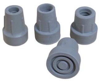 Krückenkapsel mit Stahleinlage grau 18 mm