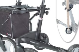 Stockhalter für Rollator Troja 2G/Classic/Neuro schwarz