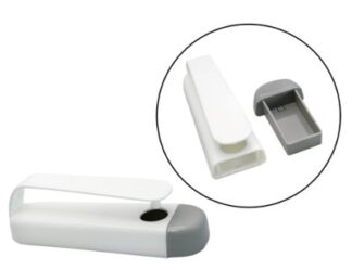 Tablettenausdrücker 2-teilig weiß/grau
