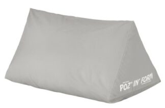 Poz-In-Form Dreieckskissen, 56 x 32 x 28 cm grau