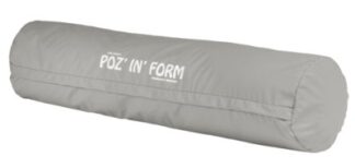 Poz-In-Form Zylinderkissen 75 x 18 cm, grau