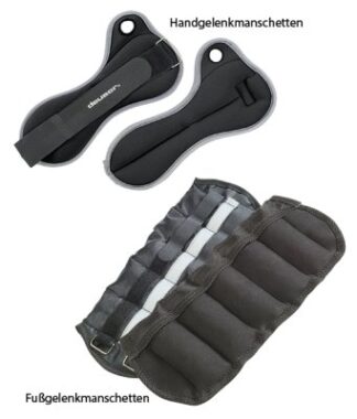 Gewichtsmanschette Deuser Handgelenk 0,5kg schwarz (Paar)