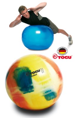 Gymnastikball MyBall Ausf.: Durchmesser 55 cm Farbe: marble