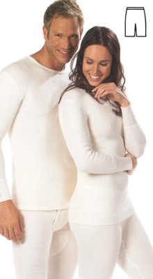Wärmewäsche Classic Damen-Schlüpfer, lang 50% Angora natur Gr. M