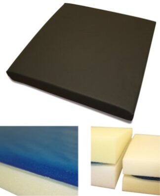 Sitzkissen Silflex 200 Silikongel mit Visko-Schaum schwarz 40 x 45 cm