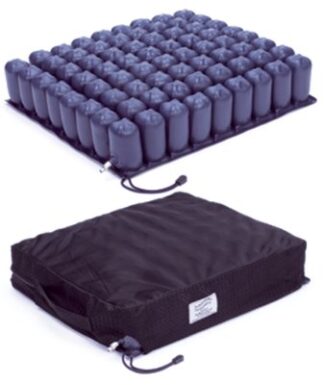 Sitzkissen DECprotect mit 2 Ventilen, schwarz Ausf.: Höhe 10 cm 48 x 44 cm