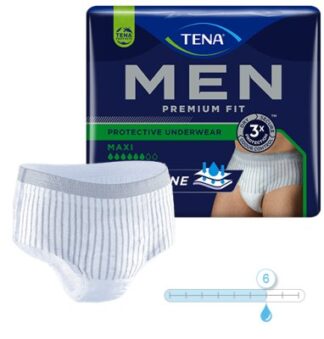 TENA men Premium Fit Pants Maxi L/XL, Hüfte 95-125 cm (1 Karton: 4 x 10 Stück)
