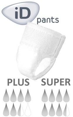 iD Pants TBS Super Large Hüfte 100 bis 145 cm (1 Karton:6x12Stk.)