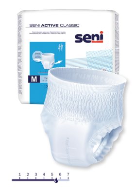 Seni Active Classic S, Hüfte 55-85 cm (1 Karton 3 x 30 Stück)
