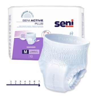 Einweginkontinenzslips Seni Active Plus x-large (1 Karton: 6x10 Stück)