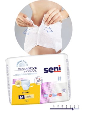 Einweginkontinenzslips Seni Active Normal small (1 Karton: 8x10 Stück)