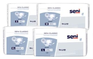 Seni CLASSIC Inkontinenzhosen M, Hüfte 75-110 cm (1Karton: 4 x 30 Stück)