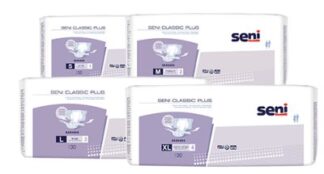 Seni CLASSIC Plus Inkontinenzhosen L, Hüfte 100-150 cm (1 Karton 3 x 30 Stück)