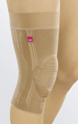 Kniebandage Genumedi extraweit mit Haftband Farbe: sand Gr. VII