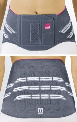 Lumbalorthese Lumbamed Basic Damen Farbe: silber Gr. 4
