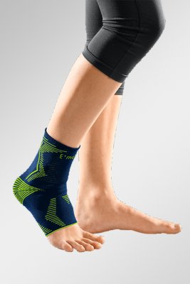 Sprunggelenkbandage Levamed E+motion 3.0 schwarz-gelb Gr. II