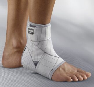 Knöchelbandage Push med grau-aubergine Gr. 1 rechts