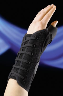 Handgelenk Schnürorthese mit Daumenfixierung Dynamics schwarz Gr. M rechts