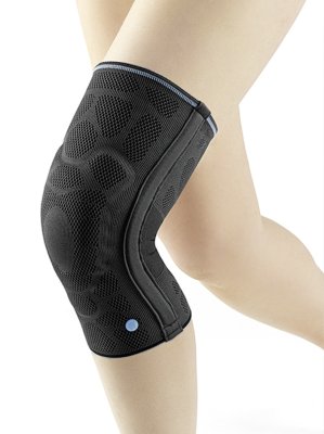 Kniebandage Dynamics Plus, carbon Gr. 4