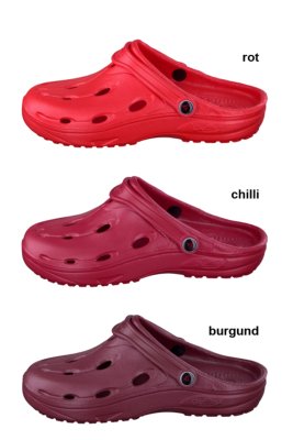 chung shi DUX Clog Farbe: chilli Gr. XXL