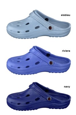 chung shi DUX Clog Farbe: eisblau Gr. M