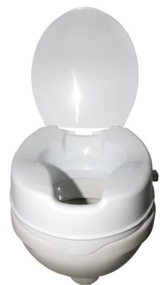 Toilettensitzerhöhung Ausf.: mit Deckel 10 cm