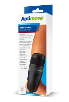Sprunggelenkorthese Actimove Talobrace schwarz-blau Gr. S/M links